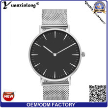 YXL-297 mode chaud vente montres hommes maille bracelet acier Japon Movt Custom Factory poignet montre Mens